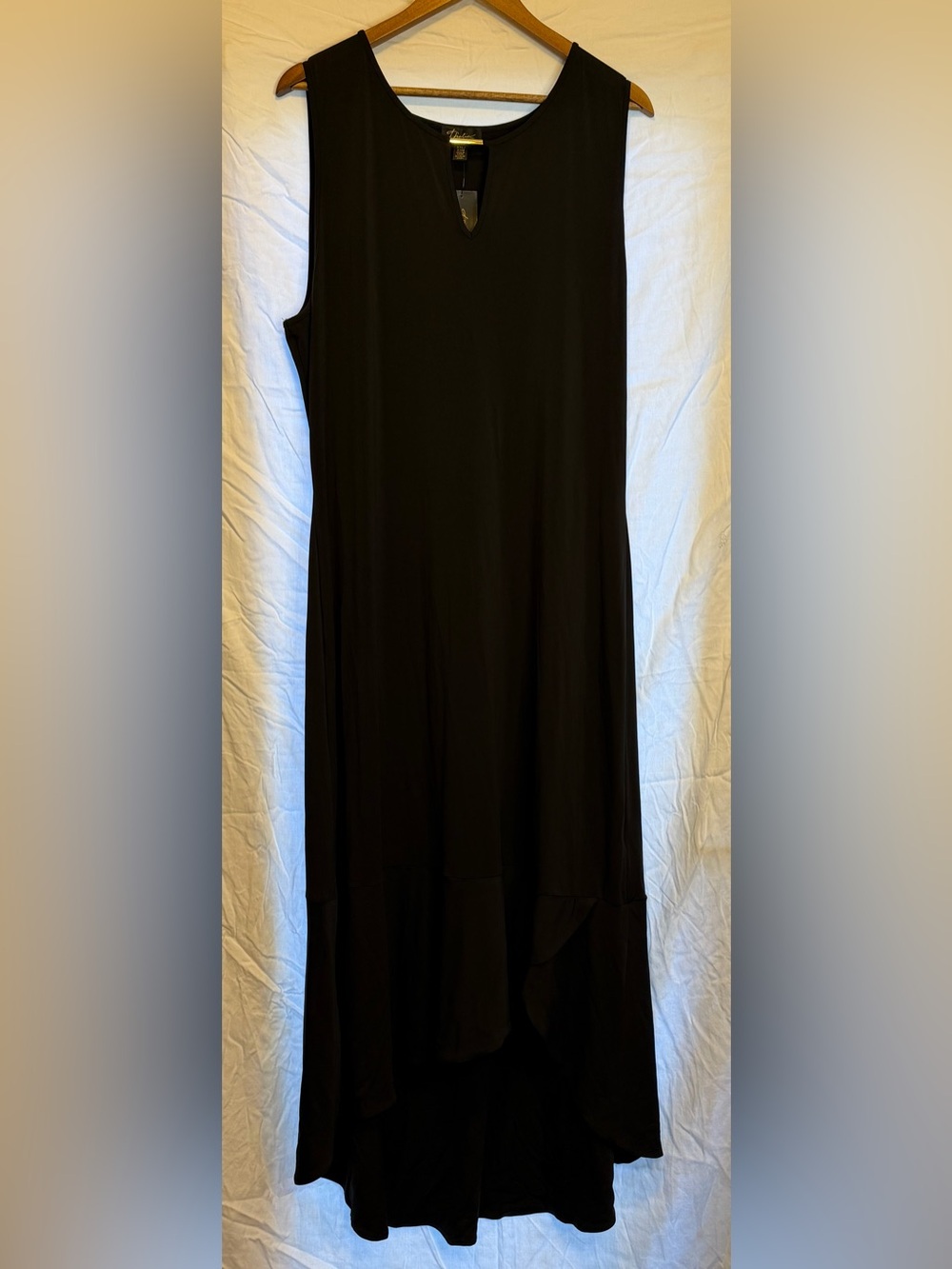 Thalia Sodi Sleeveless Black Maxi Dress